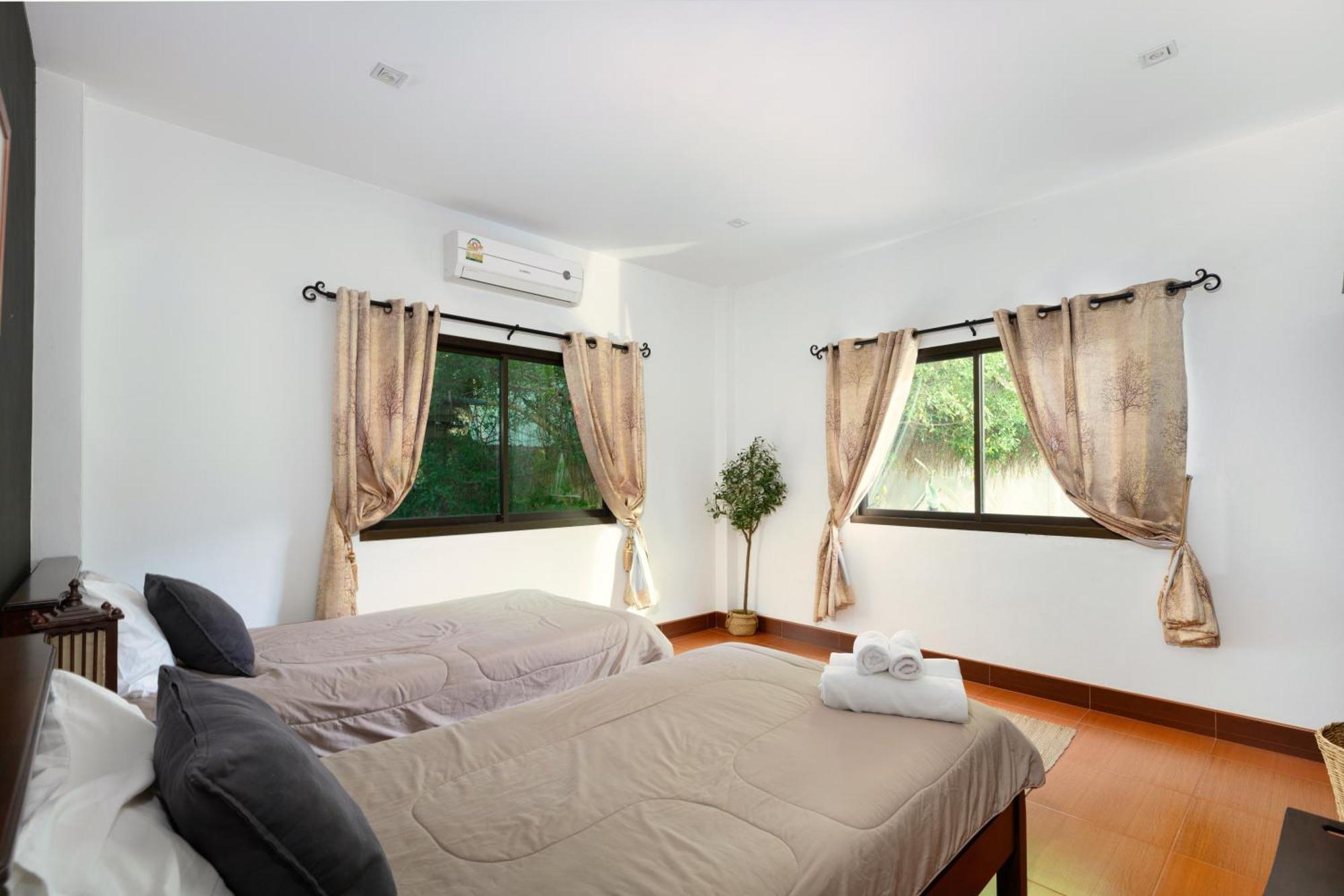 Private pool villa close to beach Kamala Beach Esterno foto