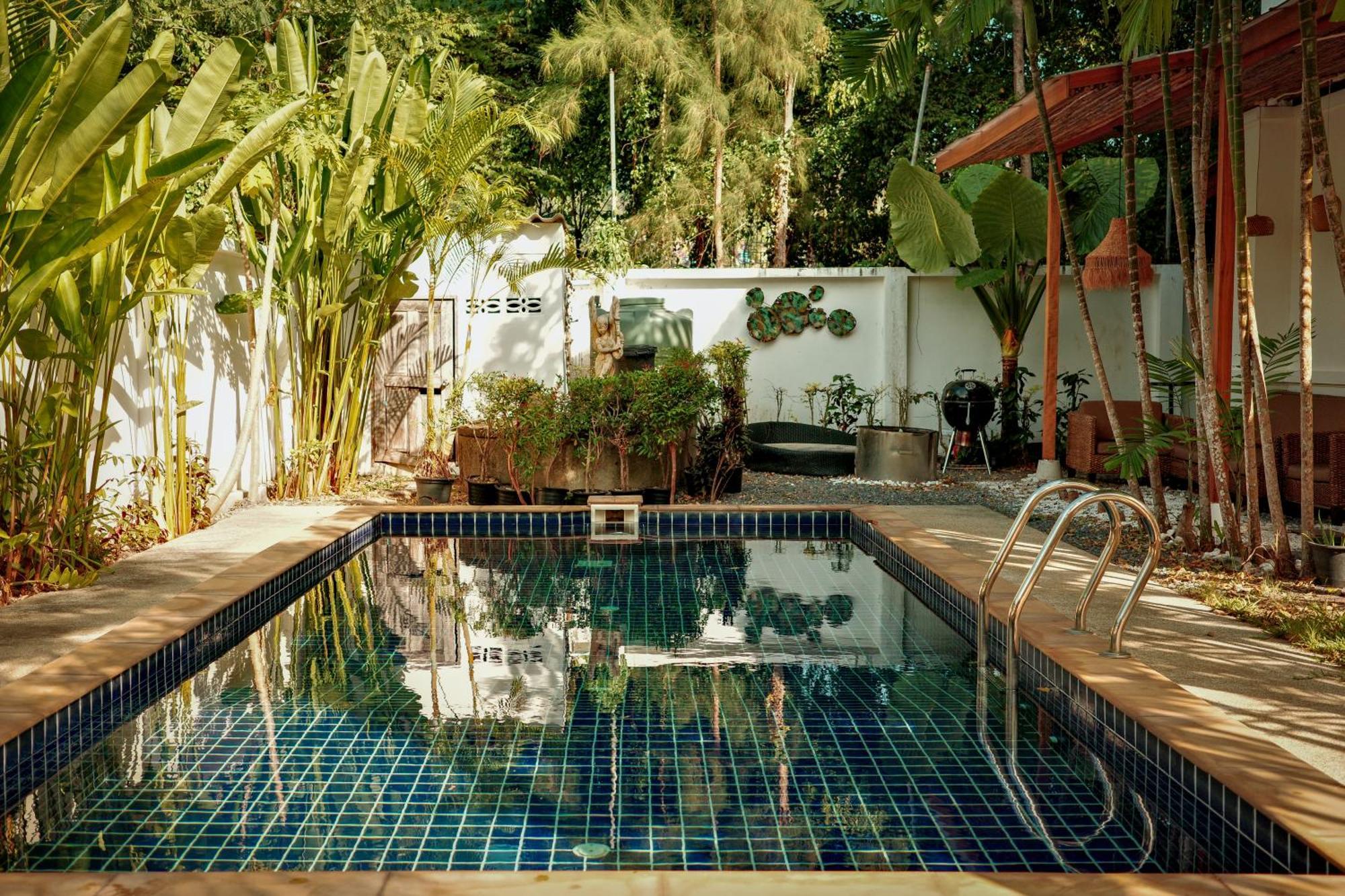 Private pool villa close to beach Kamala Beach Esterno foto